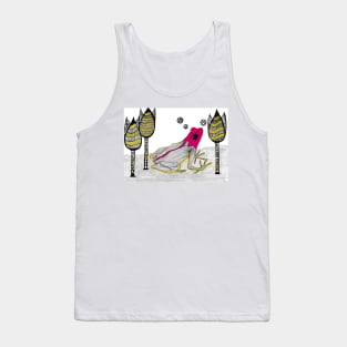 pink frog Tank Top